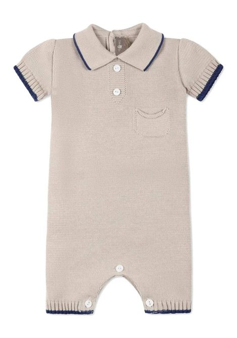 Tutina modello polo LITTLE BEAR | 1123CORDA/BLU